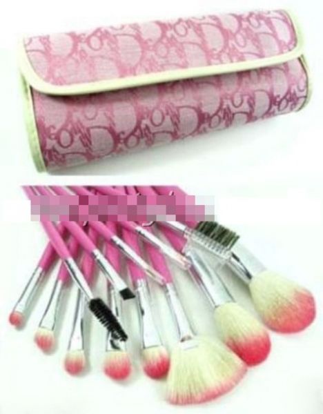 Kit com 13 pincéis Pink (Frete Grátis)